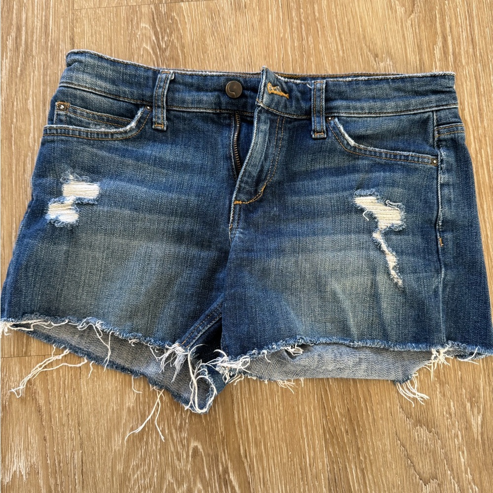 Distressed Denim Women Shorts